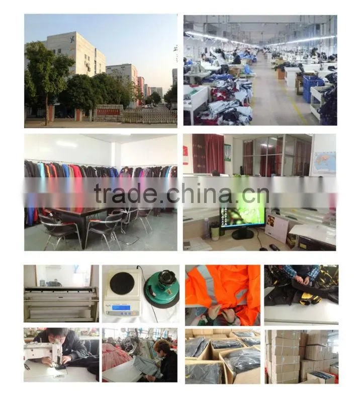 Long durable high visibility and safety reflective softshell safety clothing