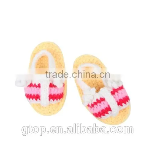 Wholesale Baby Handmade Crochet Shoes Supplier for 1-10 months old S-0039