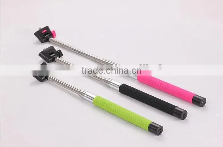 Bluetooth selfie stick with shutter button, best selling wireless monopod in 2015, promotion gift bluetooth monopod