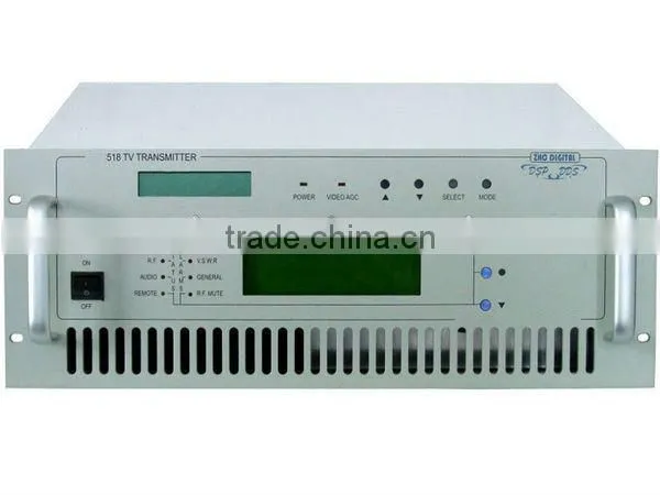 FMUSER 518D-50W UHFDigital All Solid State wireless analog TV Signal Broadcast transmitter TV Station Equipment