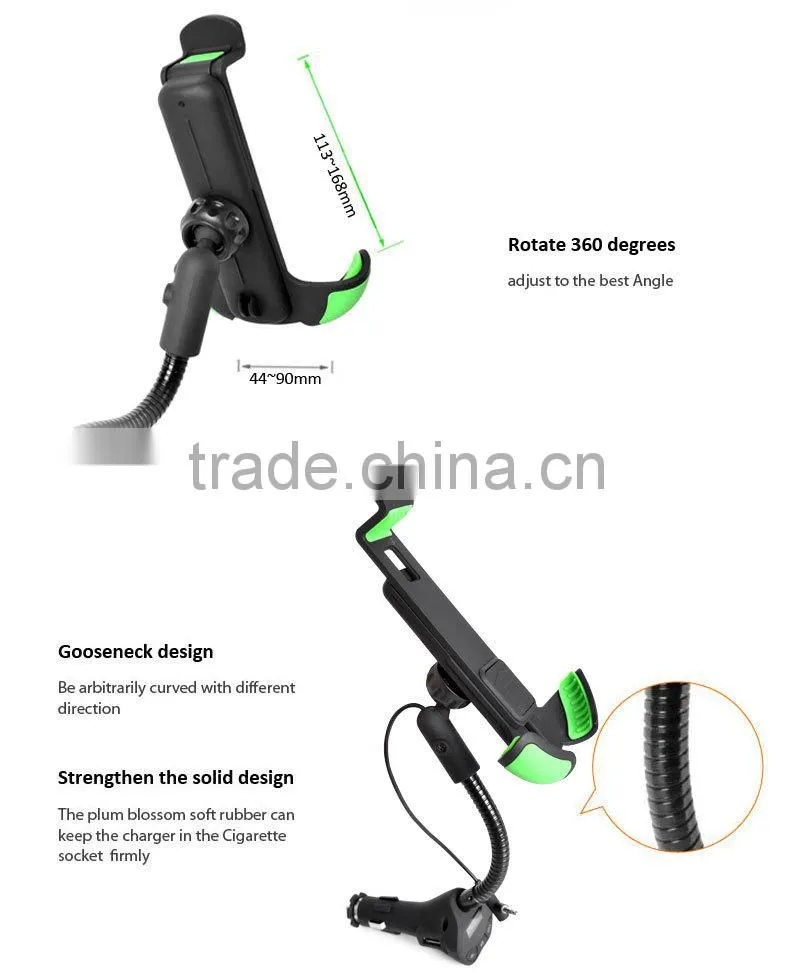 Alibaba Wholesale Car Charger Adapter 2.1A Dual USB Wholesale FM transmitter