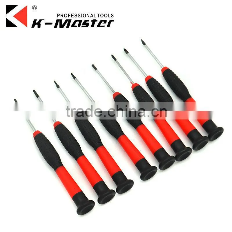 K-Master rubber handle screw-driver short handle screw driver crv utility screwdriver test pencil