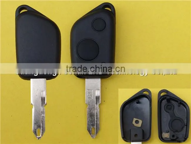 Peugeot 206 key blank for best price no logo 2 buttons wholesale