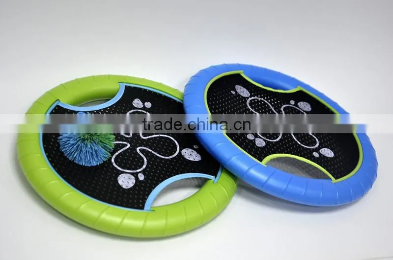 Hot sale game toy koosh ball /catch beach ball /trampoline paddle ball