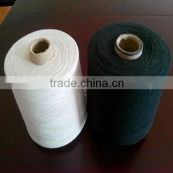 Hot cotton polyester working glove yarn