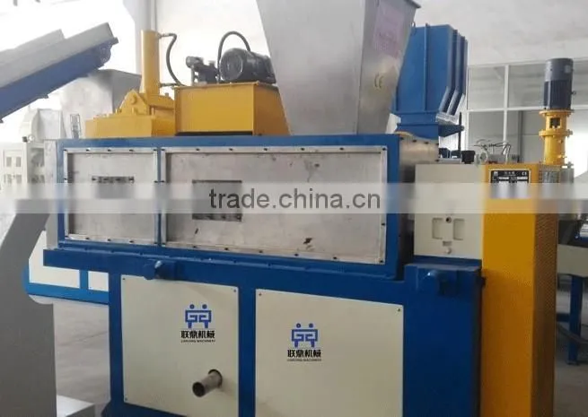 New type pe pp film recycled washing machine with dewatering machine