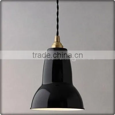 UL Listed Arne Jacobsen Style Painted Black Hanging Metal Pendant Lamp For Indoor C90015