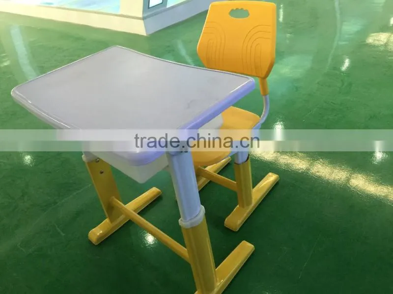 modern school desk and chair school furniture school desk with bench HXZY048