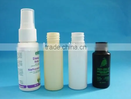 30ml,60ml HDPE bottle for medicine, spraye HDPE bottle for perfume