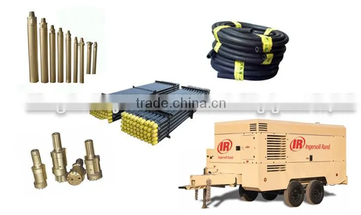 DFQ-100 Top Hammer Shallow Well Drilling Rig for Rocky Mountains