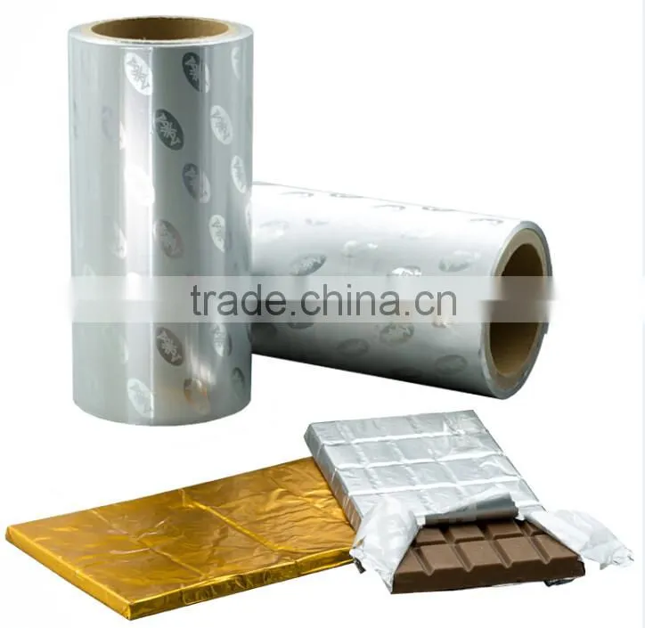 chocolate egg candy aluminum foil package