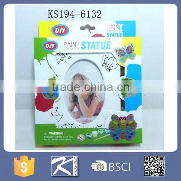 wholesale ceramic photo frame design diy drawing painting toys set