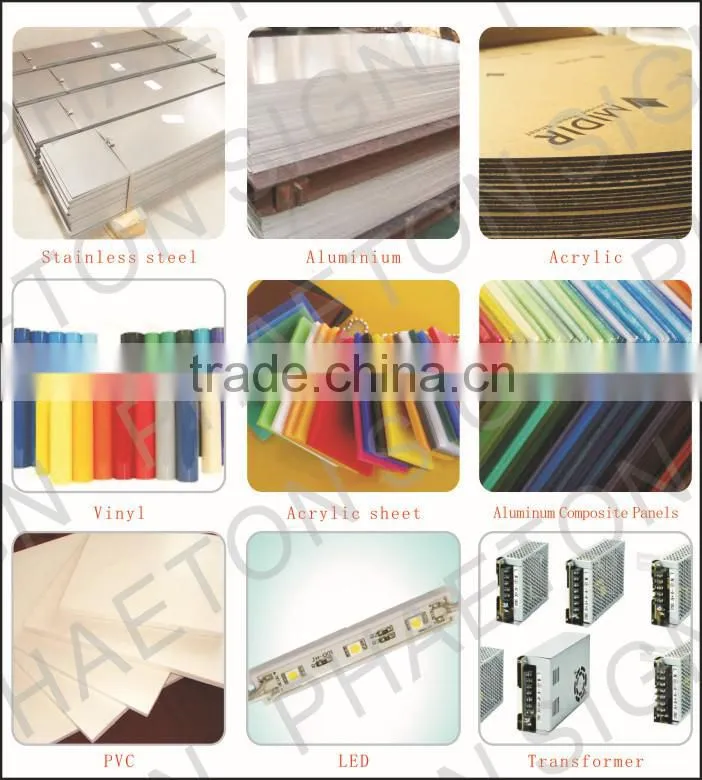 exquisite lasre cutting acrylic mini in store advertis