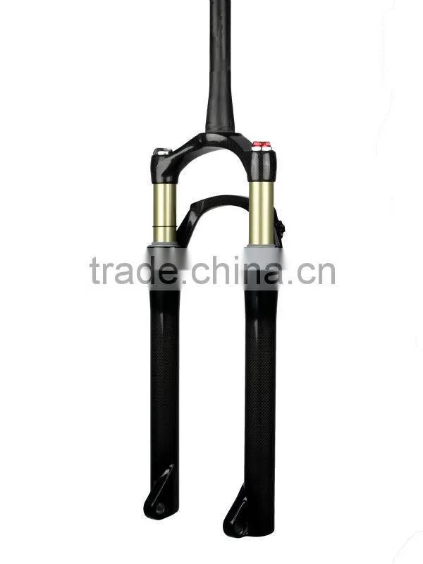 15*135mm 3K Matte Finish Full Carbon T700 Fiber Full Suspension 100mm Travel Fat Bike Full Suspension Front Forks