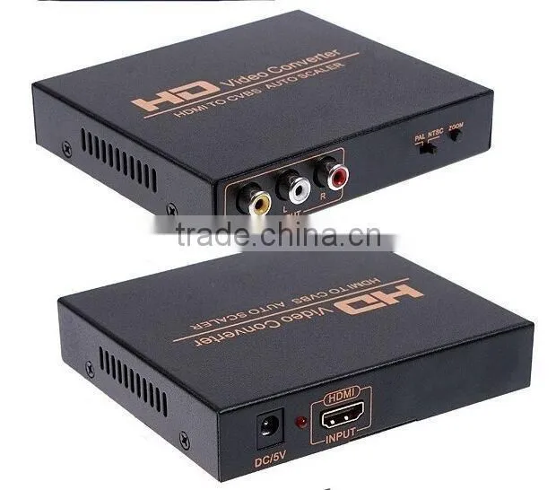 3 years global warranty Cheap av 1.3v 1080p mini av to h d m i converter best buy