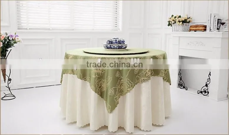 Modern 132 round table cloth cheap white table cloth for wedding