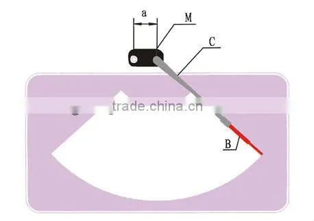 TX57 Wiper system, Light duty wiper system for engineer car,agriculture equipment