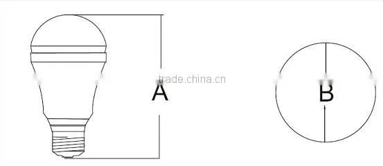 LED bulb manufacturer 5W 7W indoor LED bulb led bulb Equare to 60W incandescent lamp