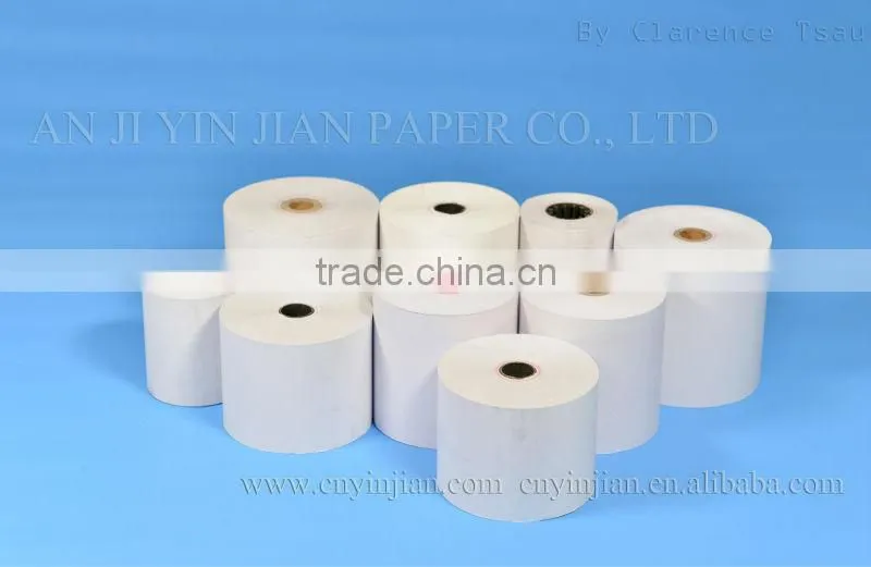 printed POS Paper Rolls Cashier Paper Roll Thermal Till Rolls