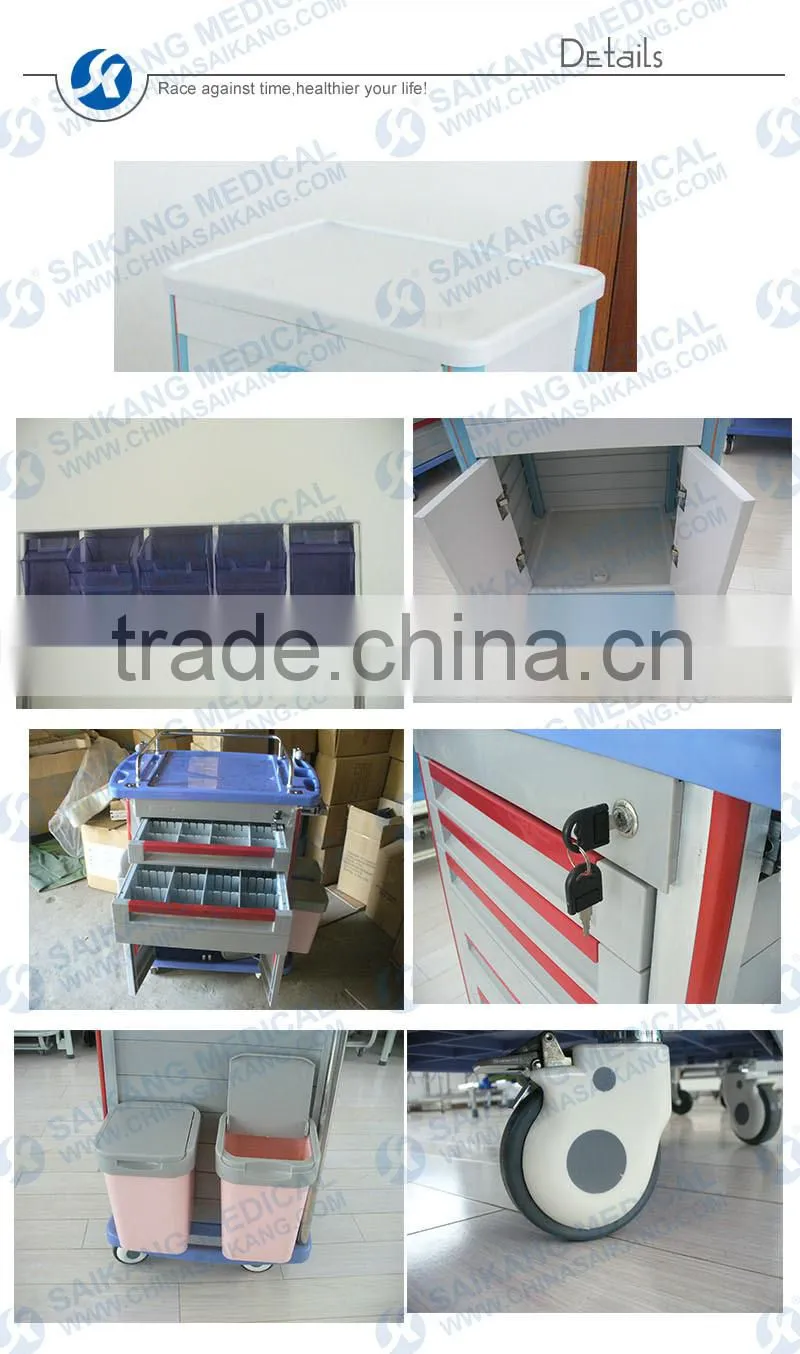 SKR-AT161 Aneathesia medical trolley, hospital using trolley