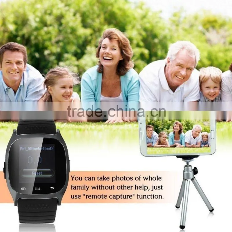 2016 hotselling M26 series bluetooth 3.0 smart watch phone