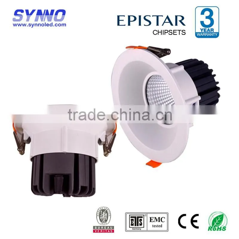 Hot sales 20W COB epistar round recessed IP44 LED downlight