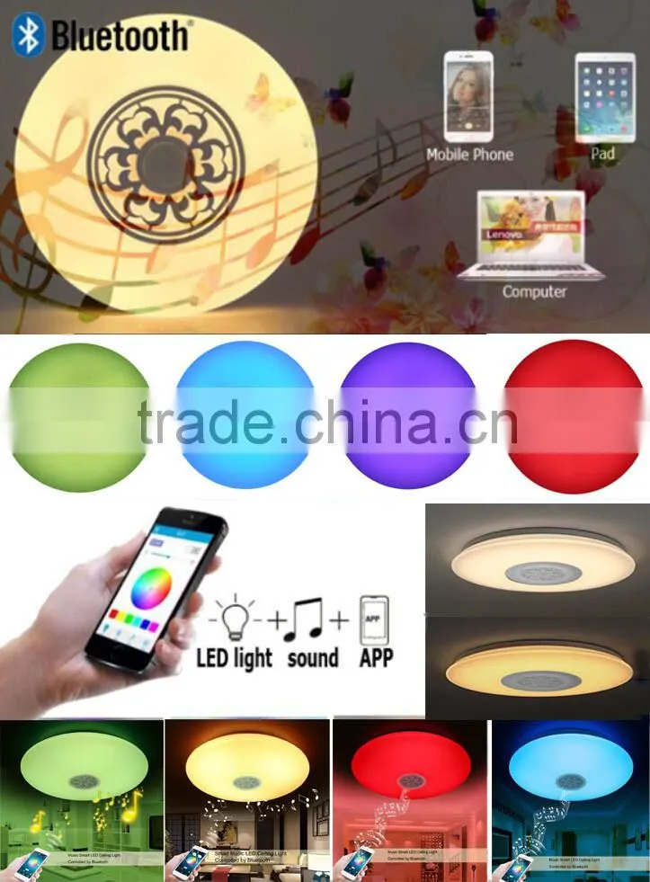 2016 New Desigh APP Bluetooth LED Ceiling Light 45W