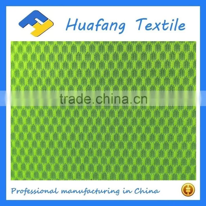 antibacterial polyester knitted sandwich mesh fabric for insoles
