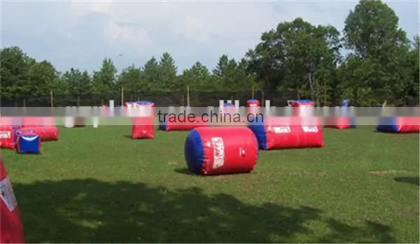 colorful inflatable air bunker,interesting inflatable paintball bunker,inflatable psp paintball bunker