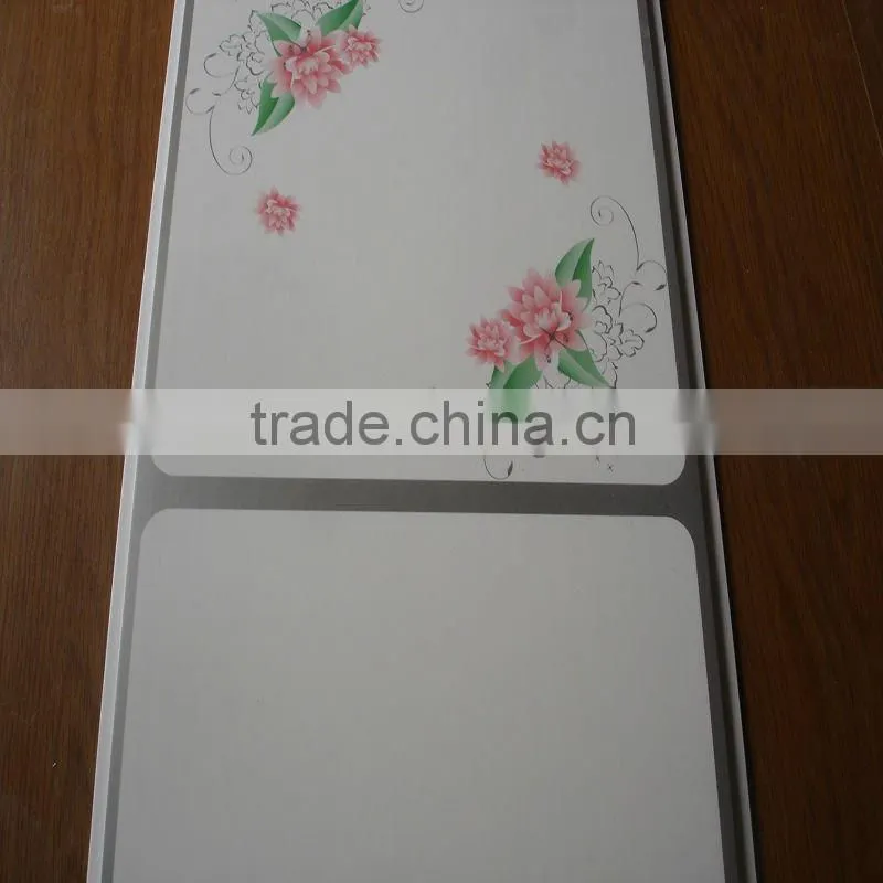 Hot foil PVC wall panels