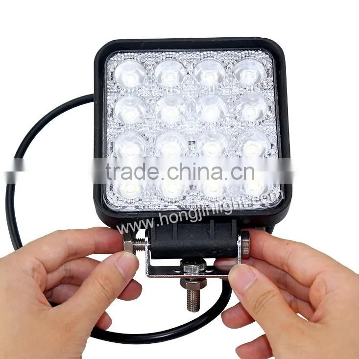High quality tractor jeep offroad light 48W auto led work lights