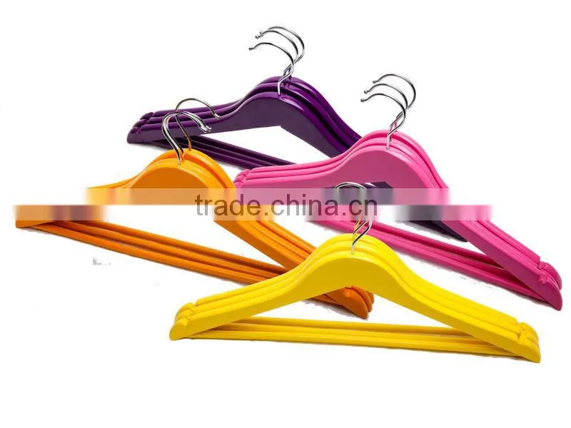 Colorful Wooden suit hanger
