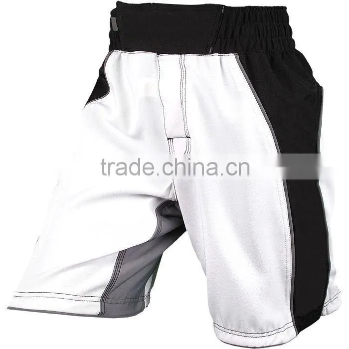 men microfiber fashion full print mma shorts