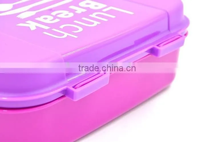 2016 Hot sale plastic lunch box with lock import gift items from china