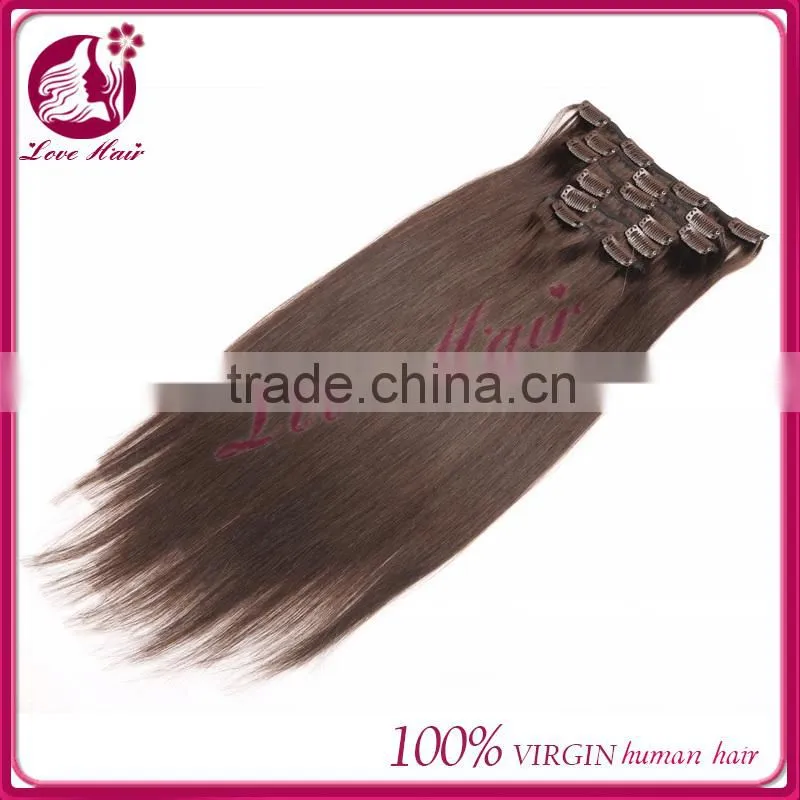 High quality with hot sale best Price clip in malaysian hair extensions,Virgin Malaysian Human Hair Clip In Hair Extensions