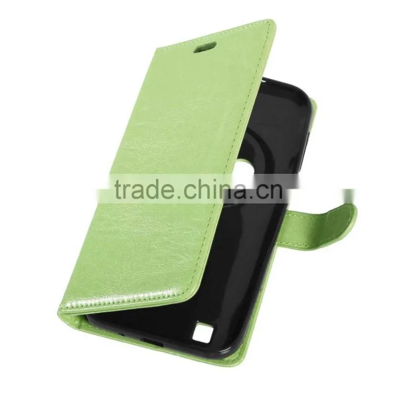 Hot sale PU Leather Mobile Phone Flip Wallet Kickstand Case for ASUS Zenfone ZOOM ZX551ML