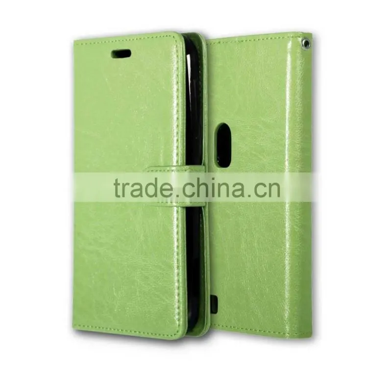 Hot sale PU Leather Mobile Phone Flip Wallet Kickstand Case for ASUS Zenfone ZOOM ZX551ML