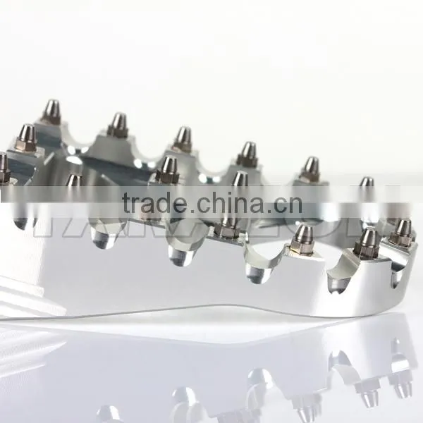 CNC billet motorcycle footrest for Kawasaki motocross dirt bikes