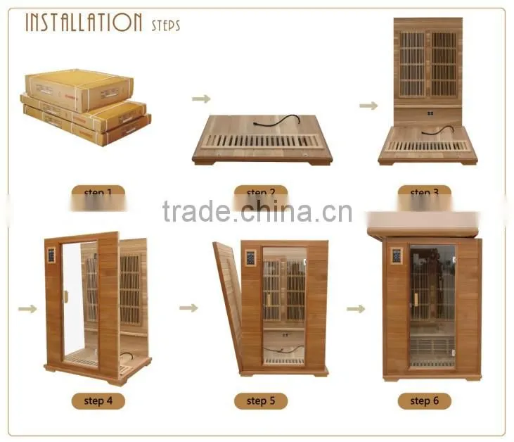 Best quality far infrared sauna available in health clubs and spa equipment