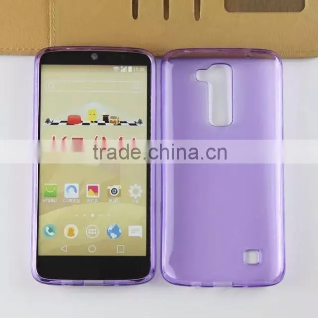 alibaba express wholesale soft tpu case silicone transparent clear crystal phone cover for LG K7 M1 paypal accept