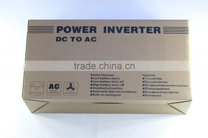 2000W Car Vehicle USB DC 12V to AC 220V Power Inverter Adapter Converter
