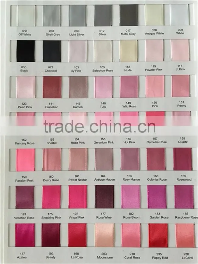 Hot Sale 100% Polyester Single Face Satin Ribbon,Wholesale Satin Ribbon