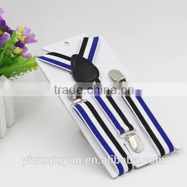 Stripe Suspenders For Boys Girls Clip-on Elastic Braces Kids Baby striped Suspenders Children Accessories 14 Colors 2.5*65cm