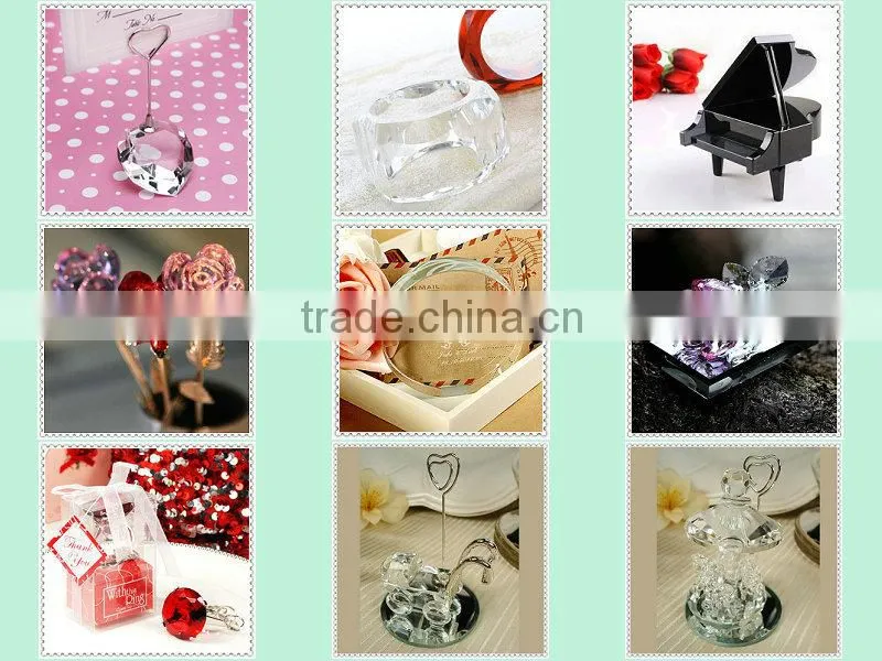 Pretty Flower Wedding Crystal Rose For Wedding Gifts