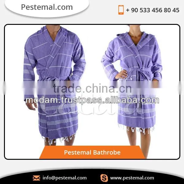 100% Pure Turkish Cotton Men Bathrobe Available With Various Color and Sizes