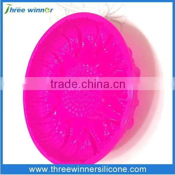 Big cake mold for home usage with sunflower new design