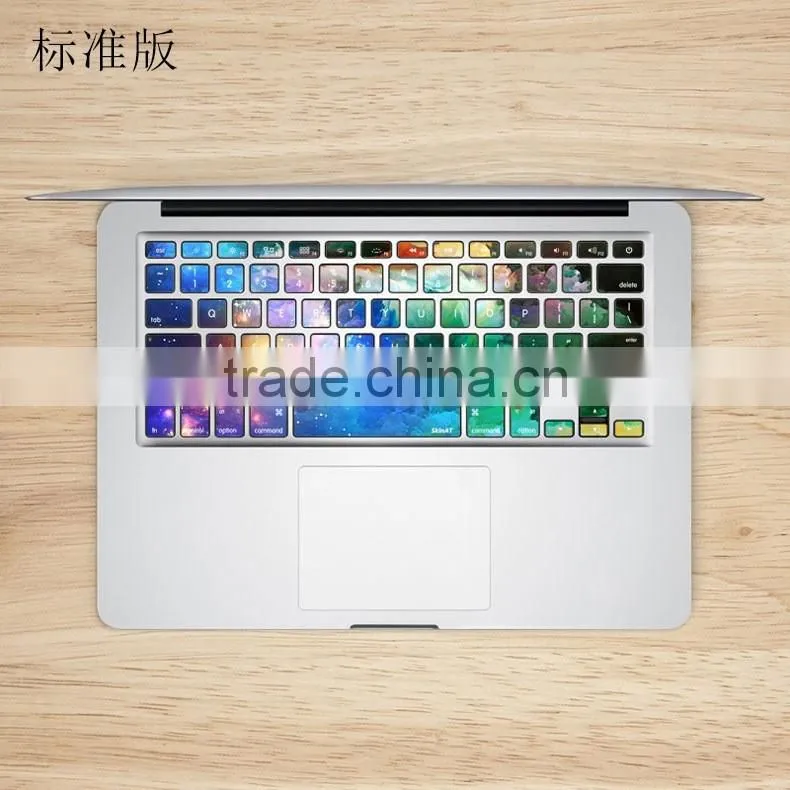 Factory directly for macbook keyboard skin keyboard sticker decal with various designs