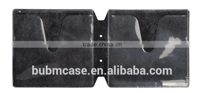 Fashion Green 32 Capacity 230D Space Twill PVC Fabric DVD Case CD Holder personalized cd case dvd case