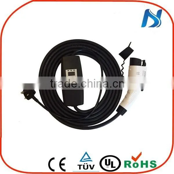 EVSE T2 female to male charging plug/32 A type 2 cable
