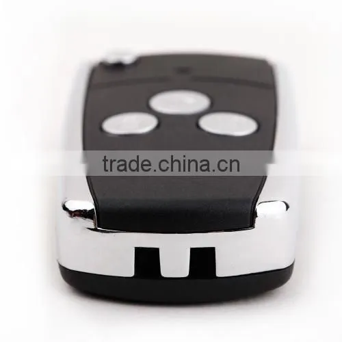 3 Button Flip Remote Folding Key Shell Case